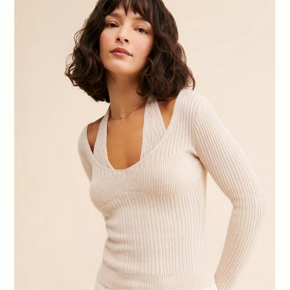 Anthropologie Pistola Camden 2 Layer Sweater